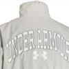 Under Armour Logo Stand Collar Zip Casual Long Sleeve Jacket Men Jacket Gray Brown 1387995-114