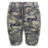 Women's High Elasticity Slim Fit Camouflage Denim Shorts