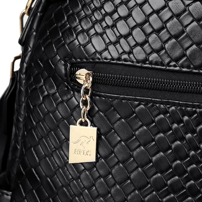 Backpack Women's Woven Lightweight Backpack Multi-functional Large Capacity Women's Travel Schoolbag