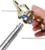 Telescopic Billiard Cue Bridge Head and High Rest