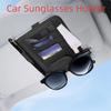 Multifunctional Car Sun Visor Organizer Save Space Car Glasses Holder Card Storage Clip  Truck