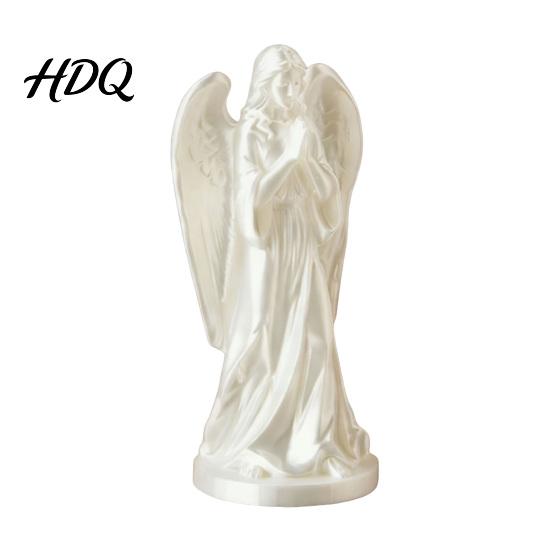 Vintage European Statue 3D Printed Angel Figurine Statue Desk Ornament with Flowing