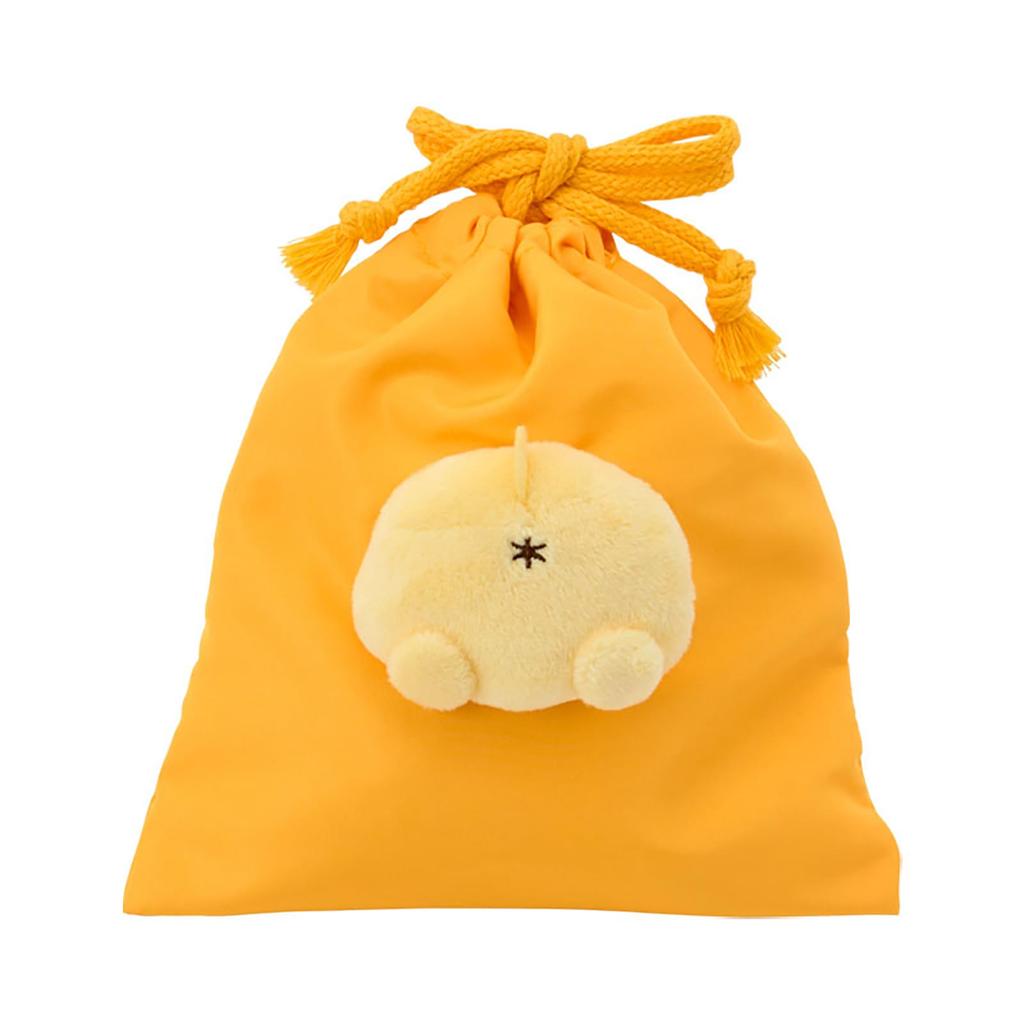 Sanrio Drawstring bag with 144339 (SANRIO) mascot, Pompompurin,