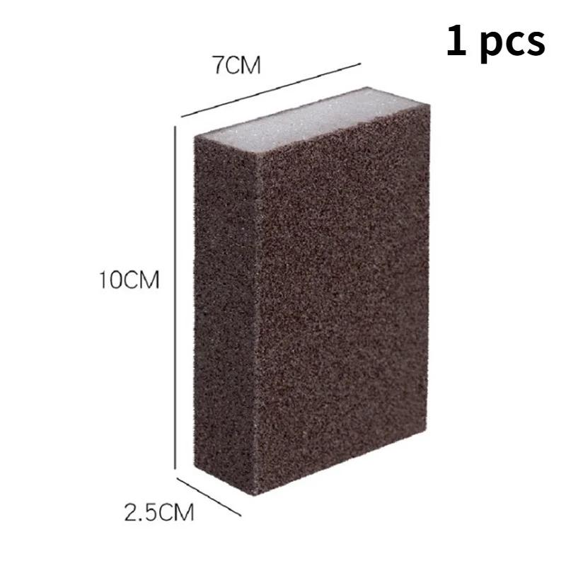 Magics Sponge Eraser Descaling Emery Cleaning Brush Silicon Carbide Descaling Cleaning Brush Stove Top Pot Kitchen Tools