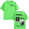 Rapper Morad MDLR Tour Album T Shirt Unisexs Unisex High Quality Cotton Tee Shirt Fashion Hip Hop Short Sleeve Tshirts Streetwear