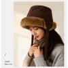 Women S Faux Suede Thick Earflap Winter Hat Multi Wear Fisherman Cap Mongolian Hat