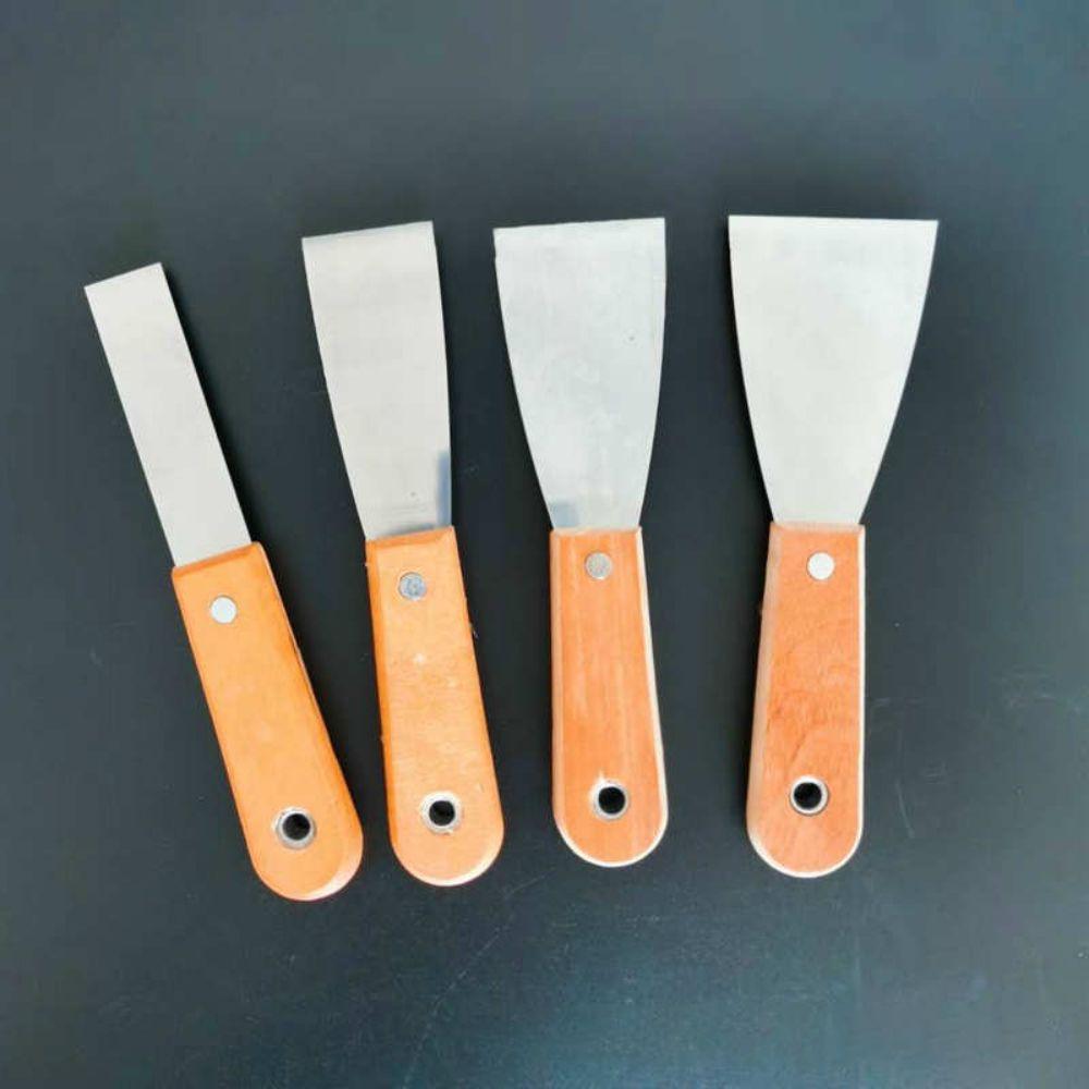 Non-slip Handle Paint Tools Wood Handle Cleaning Trowel Easy Use Cleaning Scraper Household