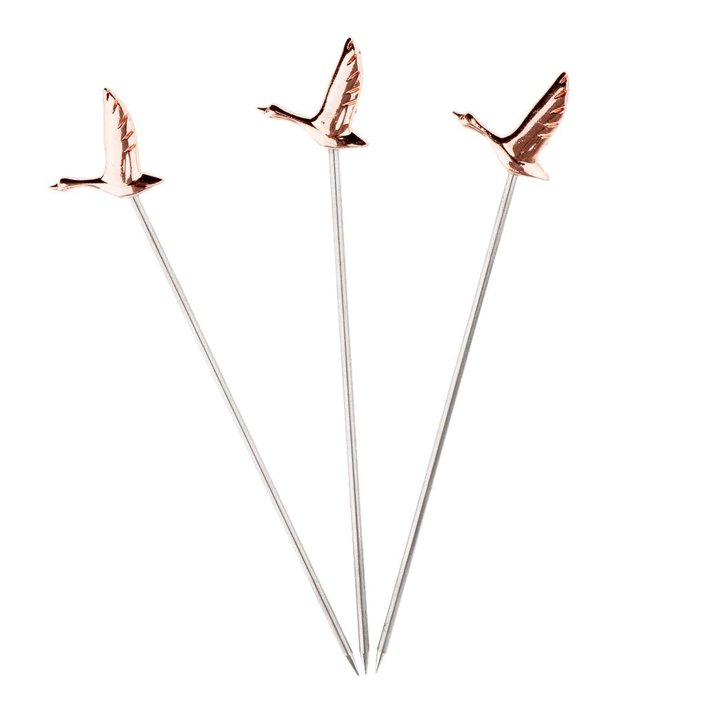 3PCS Stainless Steel Cocktail Take A Fruit Martini for Party