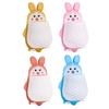 Wall Rabbit Storage Box Wall Mounted Cartoon Rabbit Storage Rack Waterproof Toothbrush Organizer for Kitchen Bathroom Makeup Tools