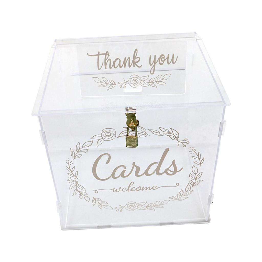 Wedding Cards Box Size 25.5x21.5x25cm/10.04x8.46x9.84inch Large Decorations for Fall Party Graduation Thanksgiving Halloween