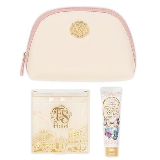 Fantasy Springs Hotel Geschenk Tokyo Disney Resort Exklusiv Spezial und Handcreme Set, Beutel für Souvenirs, Spiegel,