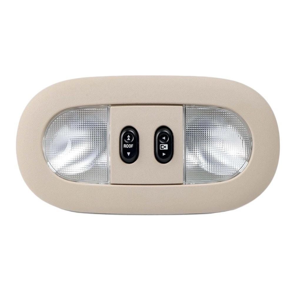 Overhead Console LED Dome Map Light Sunroof Switch For 04-08 Ford F150 F-150 Tan