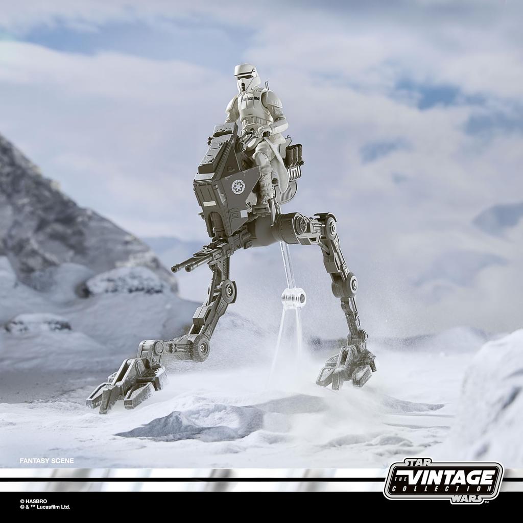 Hasbro STAR WARS Vintage Collection Star Mandalorian a Glogo Imperial Remnant Prémiová cm Kolekce vozidel Akční figurka G2536 Wars/The AT-RT 9.5