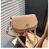 Fashion Exquisite Bag Summer New Solid Color Casual Lock Large Capacity Horizontal Cross Shoulder Women's Bag