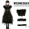 Adams Family Cosplay Clothes Wednesday Showcase Wednesday Black Dress