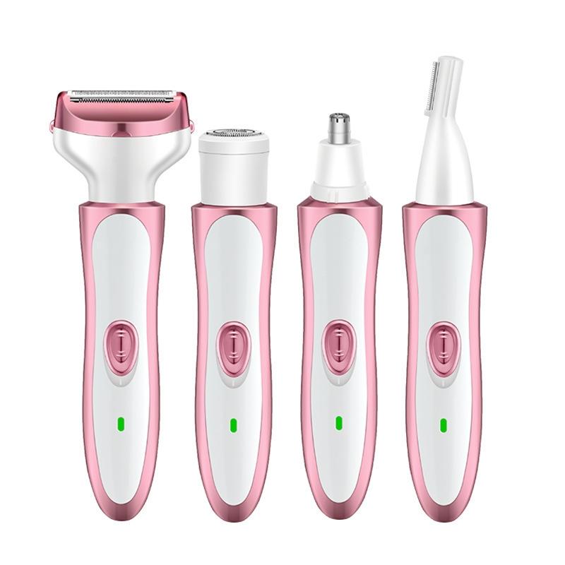 

Rechargeable 4 Wireless In 1 Electric Hair Remover And Shaver For Women Painless Body Hair Trimmer Gift PracticalDesign розы красного