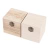 Storage Box Tung Wood 10*10*10cm 3.93*3.93*3.93inch