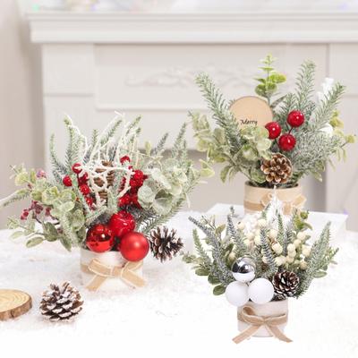 Christmas Gift Desktop Christmas Tree Christmas Bouquet Potted Ornaments