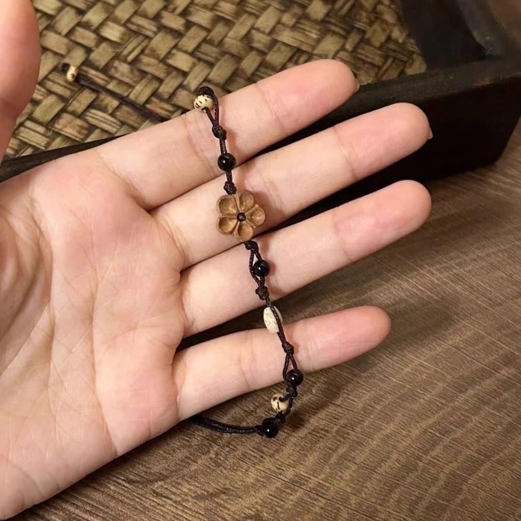 Chic Blossom Peach Adjustable Bracelet For Women Featuring Delicate Design Floral