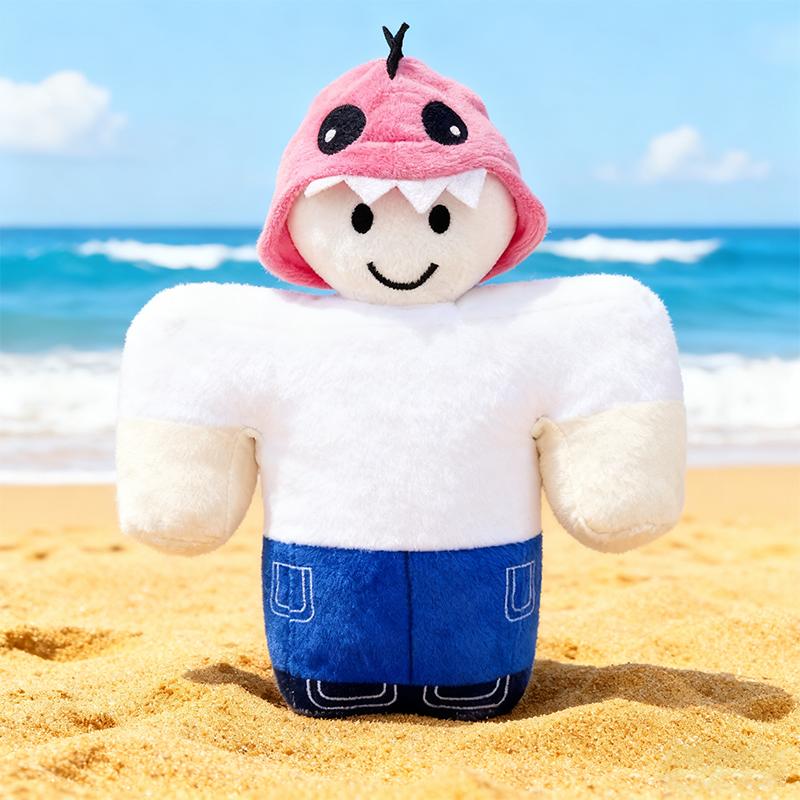 25CM 99 Nights In The Forest Robot Plush Toy Cartoon Game Movie Animal Figure Peripheral Soft Accompany Sleep Toy Kids Fans Gif