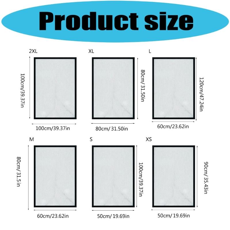 Rede Protetora Magnética de Substituição para Aquários Evita Saltos Inclui Suportes de Montagem Resistentes