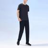 Anta Solid Color Round Neck Pullover Short Sleeve T-Shirt Men Tops Basic-Black 152325117-5