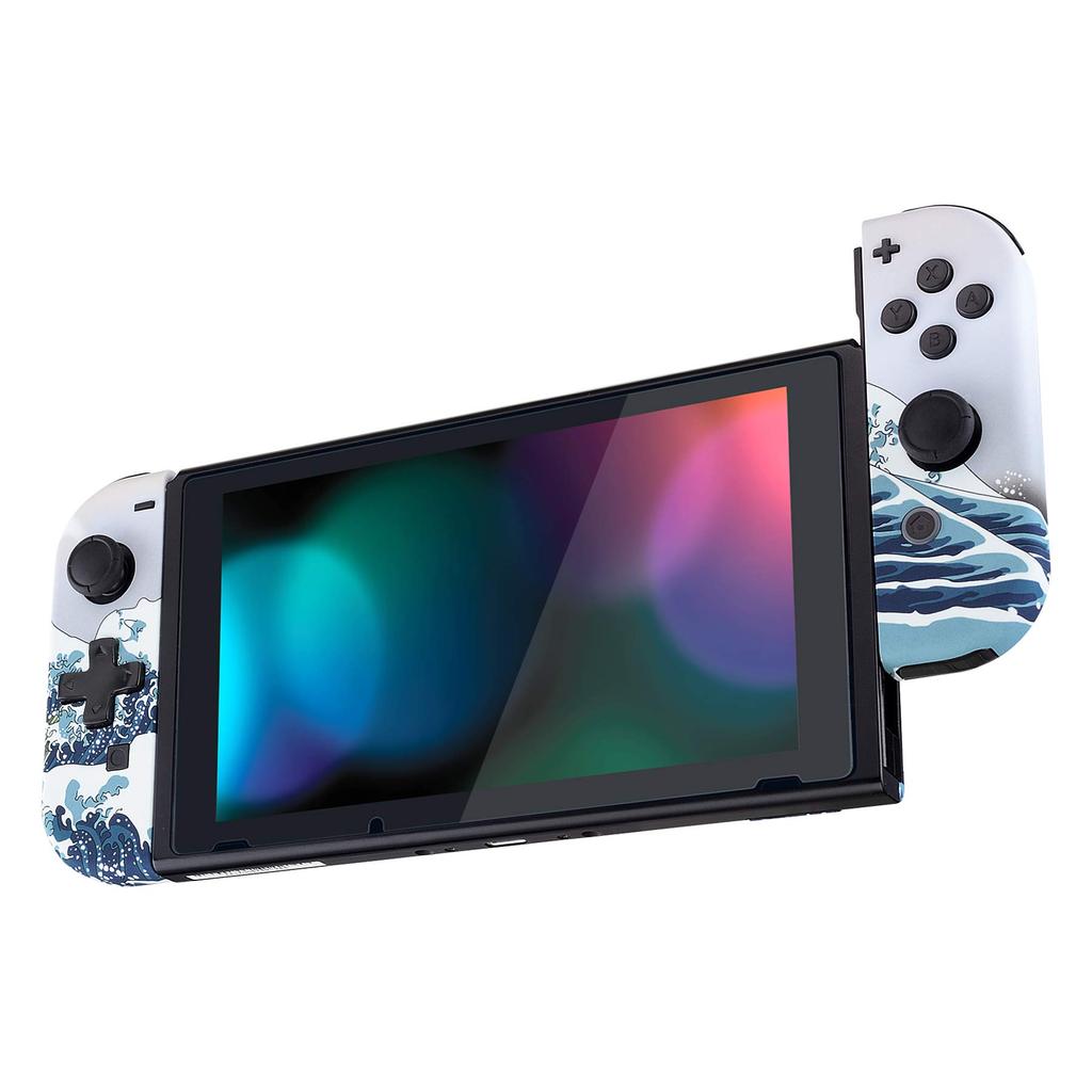 eXtremeRate Switch Pattern Handheld Controller Housing Compatible with and Switch Also Includes a Full Set of Buttons and Console Case Are Not (D-Pad