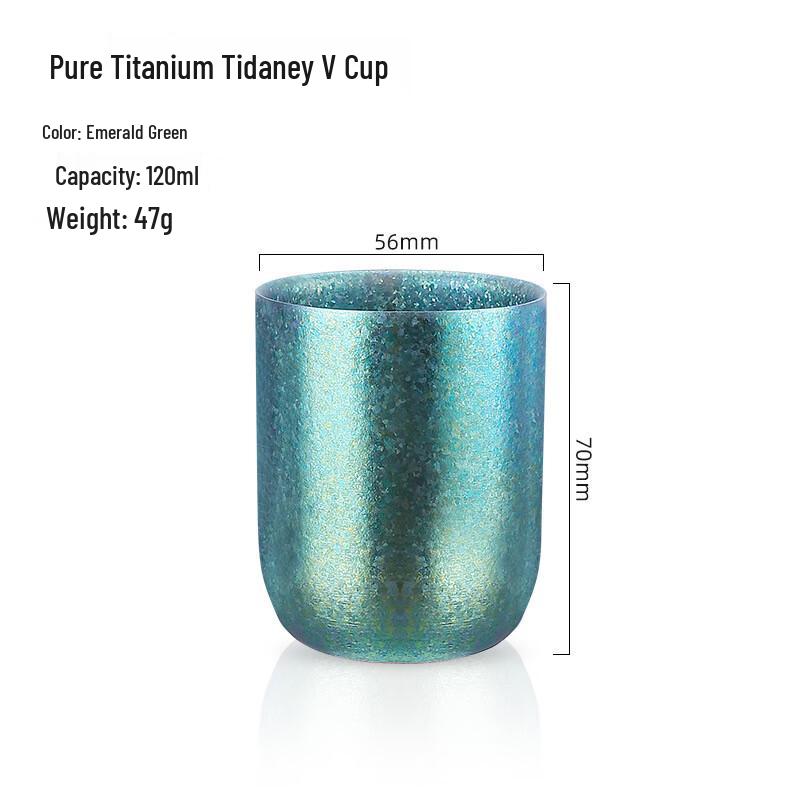 MINGHUI Double-Layer Pure Titanium Water Bottle