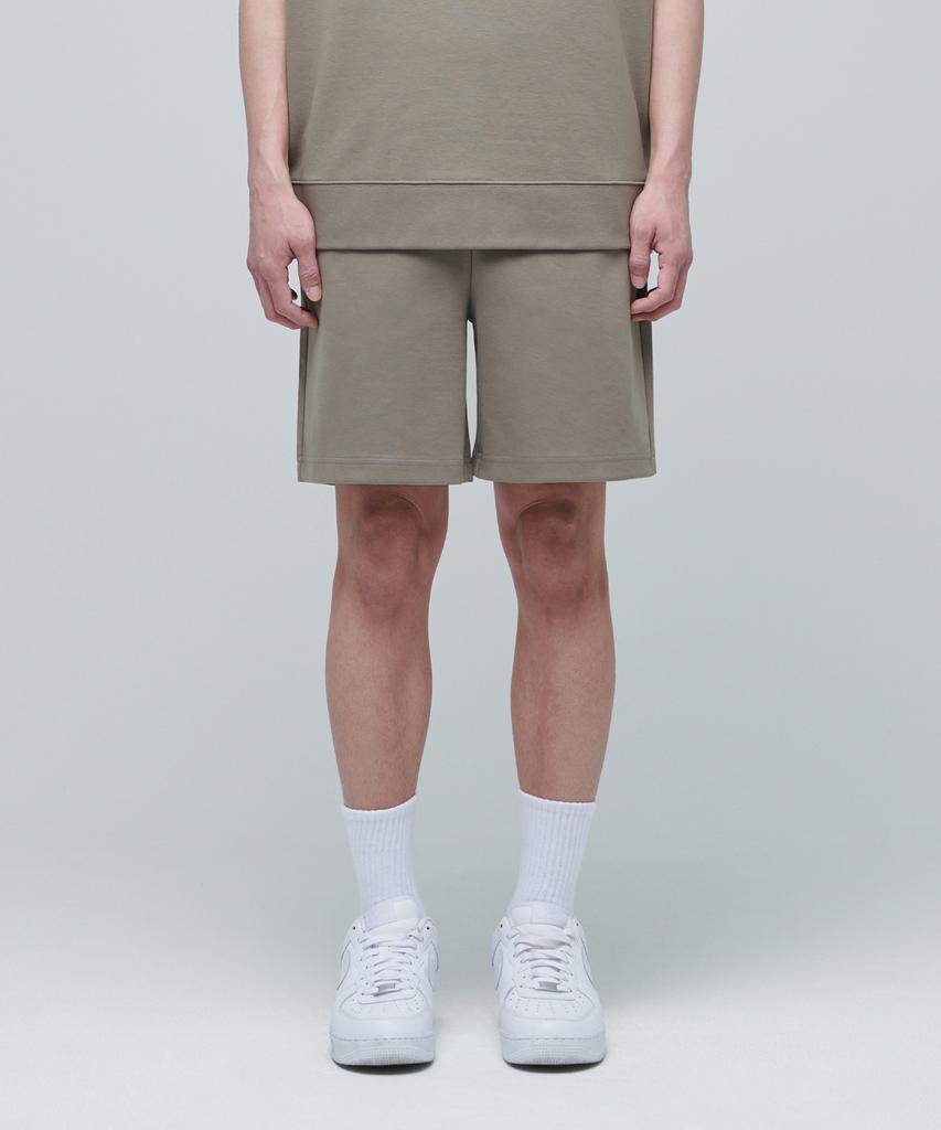 Musinsa Standard Flat Terry Sweat Shorts [Dusty Beige]