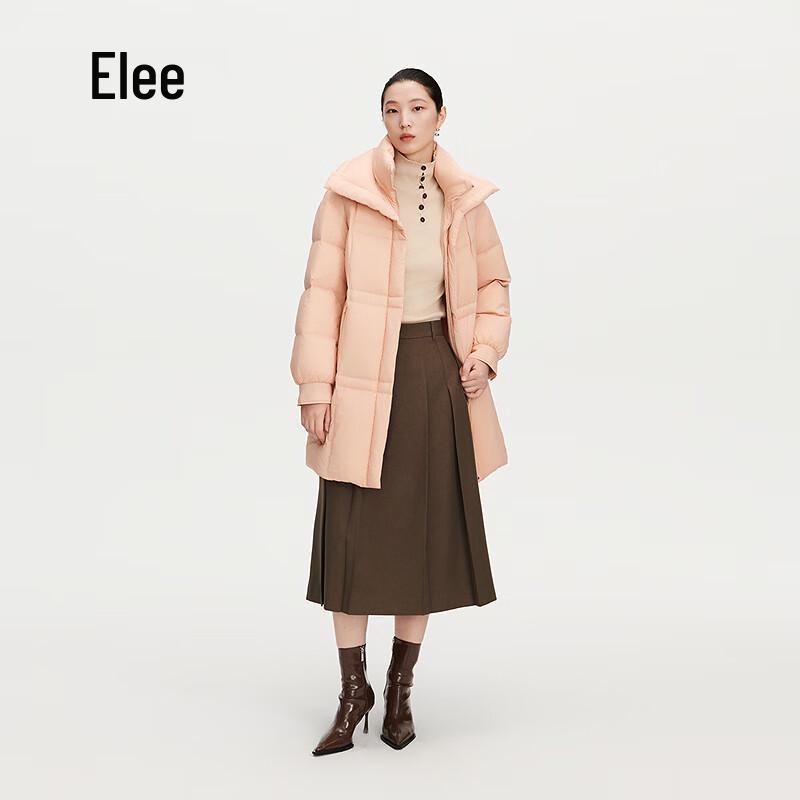 Aolaiyi Women's Double-Layer Collar Duck Down Jacket