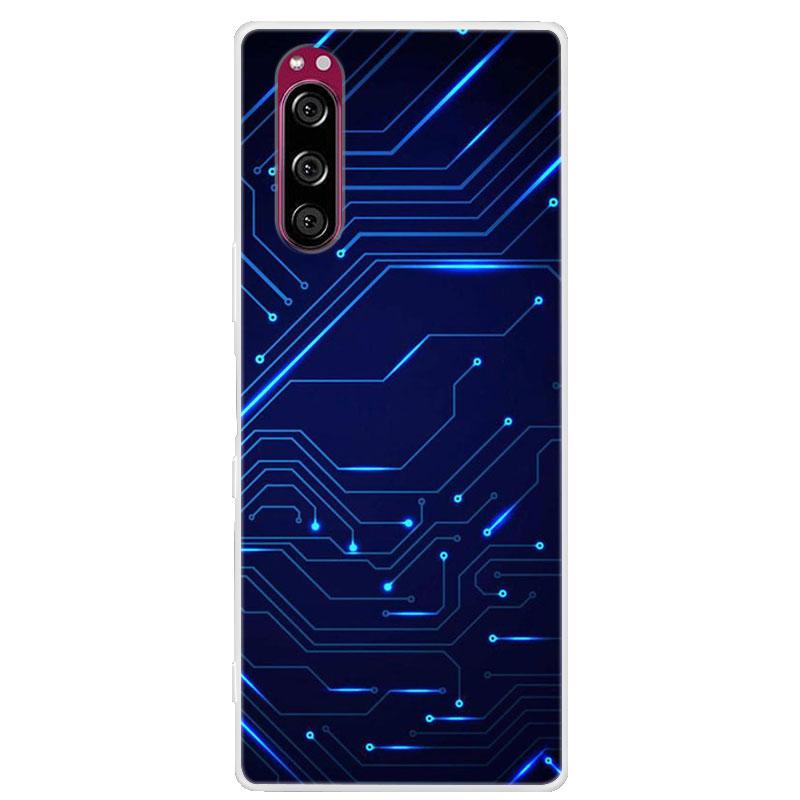 

For Sony Xperia 5 Case Xperia5 Bumper Silicone TPU Soft Phone Cover For Sony experia 5 J9210 J8210 J8270 6.1 Cases Cartoon Xperia 5