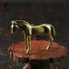 Starožitná bronzová socha koně Stolní dekorace Masivní měď Mikrořezbářství Zvěrokruh Figurky koně Ozdoby Doplňky pro domácí dekorace