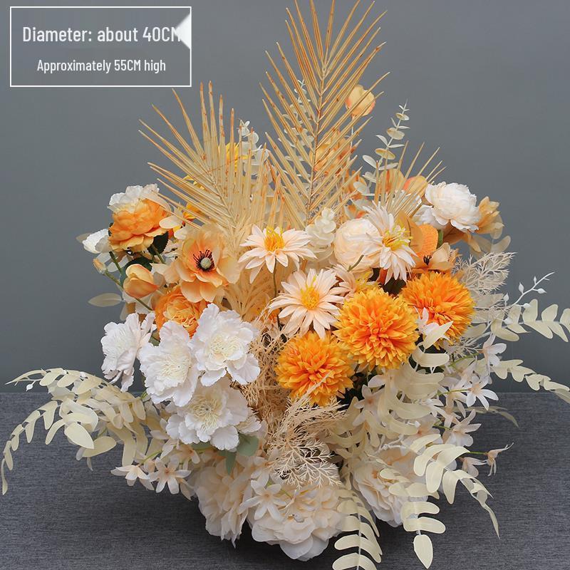 Large Silk Eucalyptus Floral Aisle Decoration for Weddings