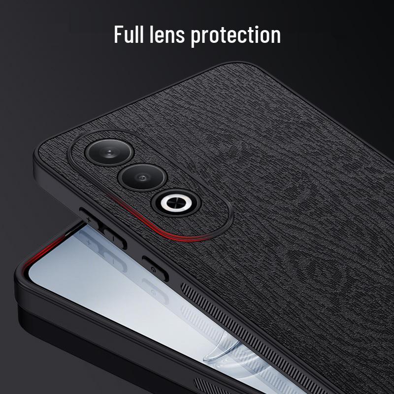 OPPO Reno 12F/Pro Drop-Proof Case with Foreign Bark Texture, Compatible with Cross-Border Models