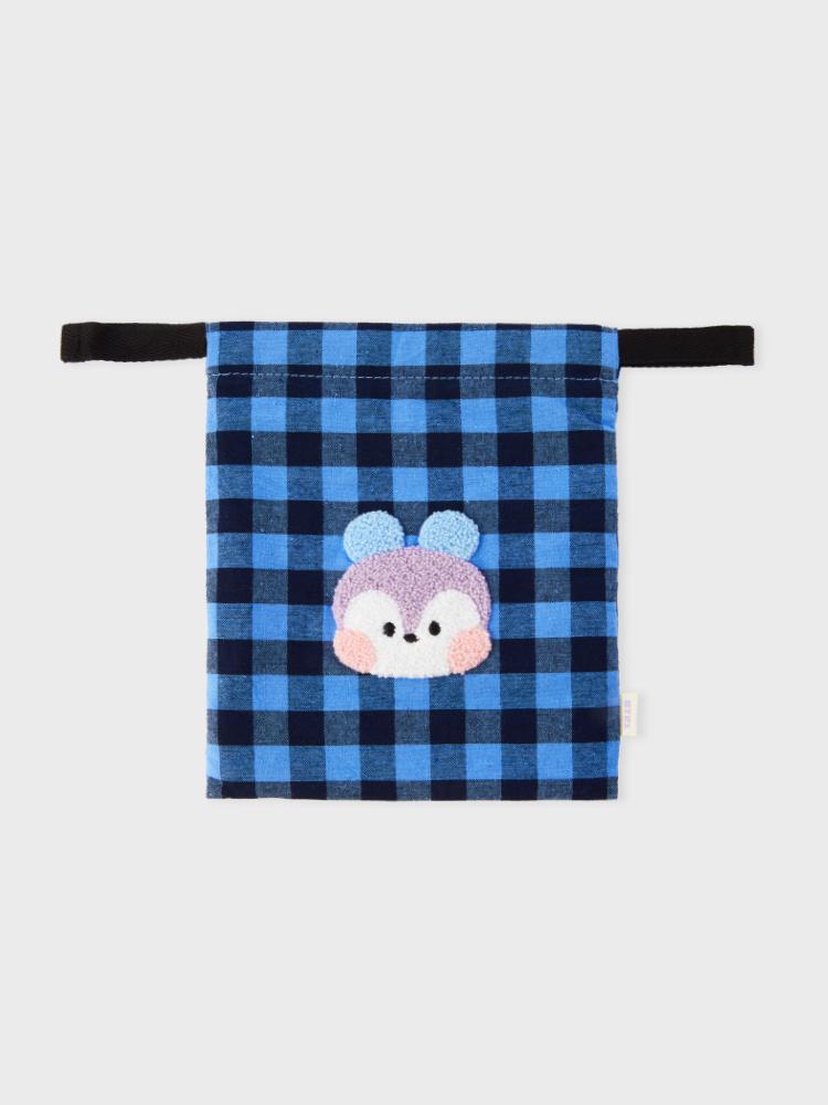BT21 MANG Minini Basic Check String Pouch