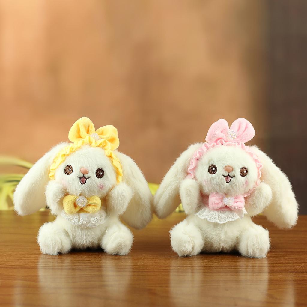 Plush Bunny Keychain With Pp Cotton Filling For Bag Decor And Gifts