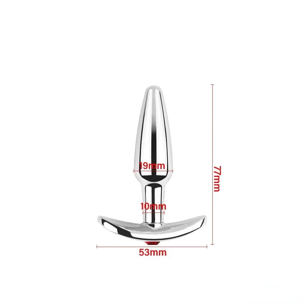 Μεταλλικές χάντρες πρωκτικό σετ βύσματος πισινό Μικρό μεγάλο φορητό κώλο Analplug Κοσμήματα διαστολέα Dildo Prosate Παιχνίδι σεξουαλικού παιχνιδιού ανδρών για γυναίκες Κατάστημα