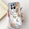 Beautiful Floral Painting Phone Case For Nothing Phone (3a) Pro Black Silicone Soft Cover For Nothing Phone3a 3a Pro Bumpers