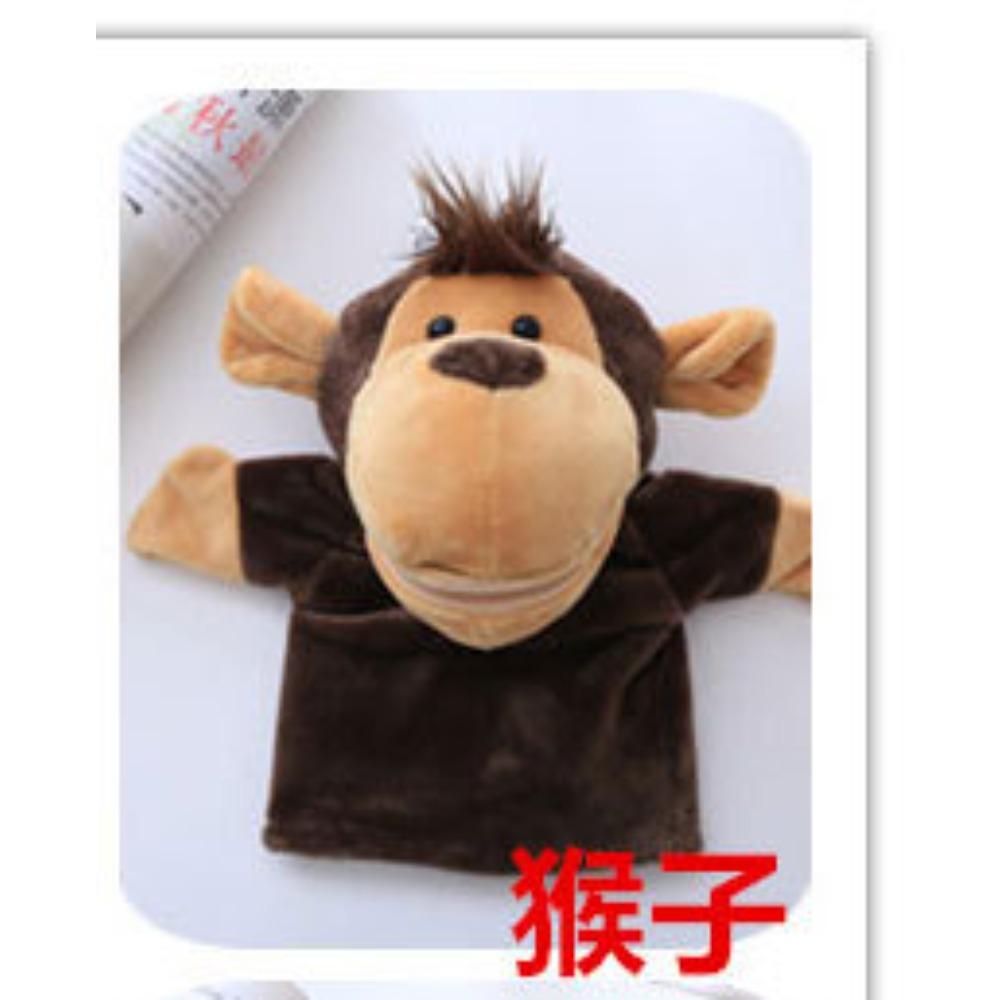Ventriloquism Animal Hand Puppet Doll Mouth Can Move Parent-child Game Storytelling Cartoon Gloves Doll Can Open Mouth