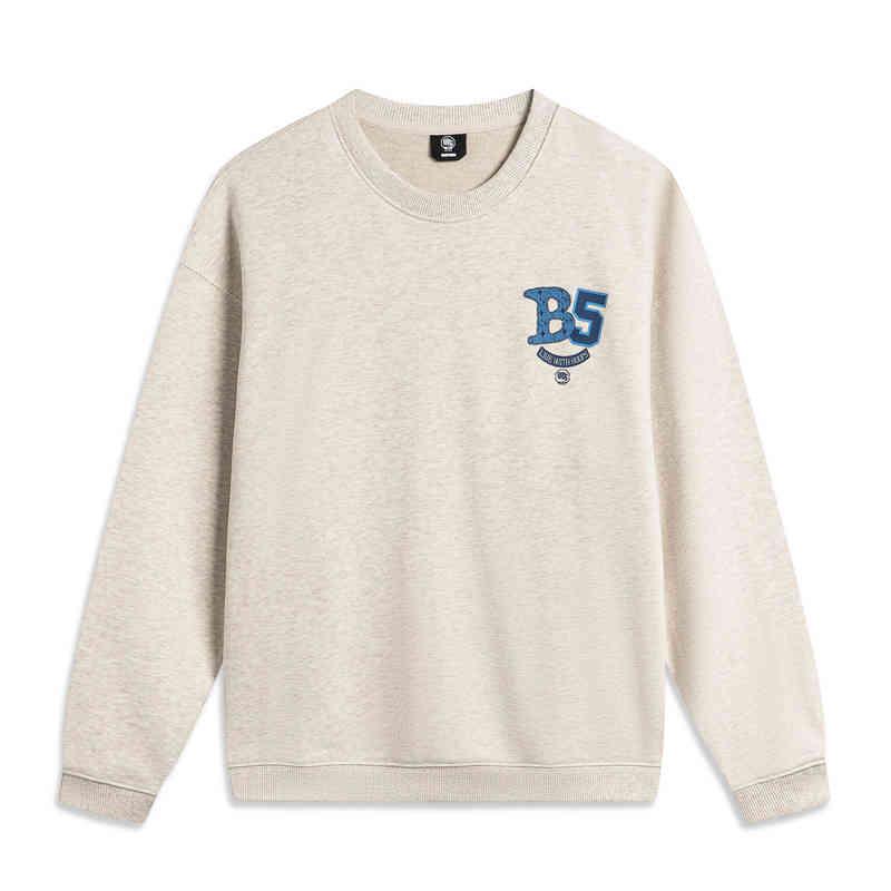 

Баскетбольная серия Li Ning Bad Five Принт буквами Круглый вырез Удобный Дышащий Свободный Свитшот Мужской свитшот Цветочный-Серый Светло-Хаки AWDU383-2 M