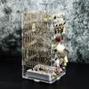 Plastic Transparent Jewelry Box Storage Necklace Bracelet Jewelry Boxes Organizer Earrings Display Stand Storage Accessories