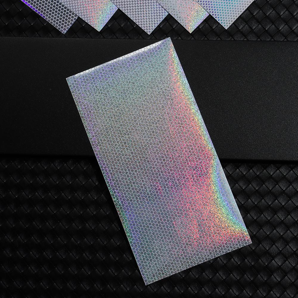 10*20cm Holographic Adhesive Film Fishing Lure Flash Tape Change Color Sticker Fly Tying Material