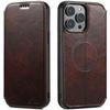 for iPhone 15 14 13 12 Pro Max Wallet Case [Compatible with Mag-Safe] Magnetic Leather Flip Cover Kickstand and Card Holder