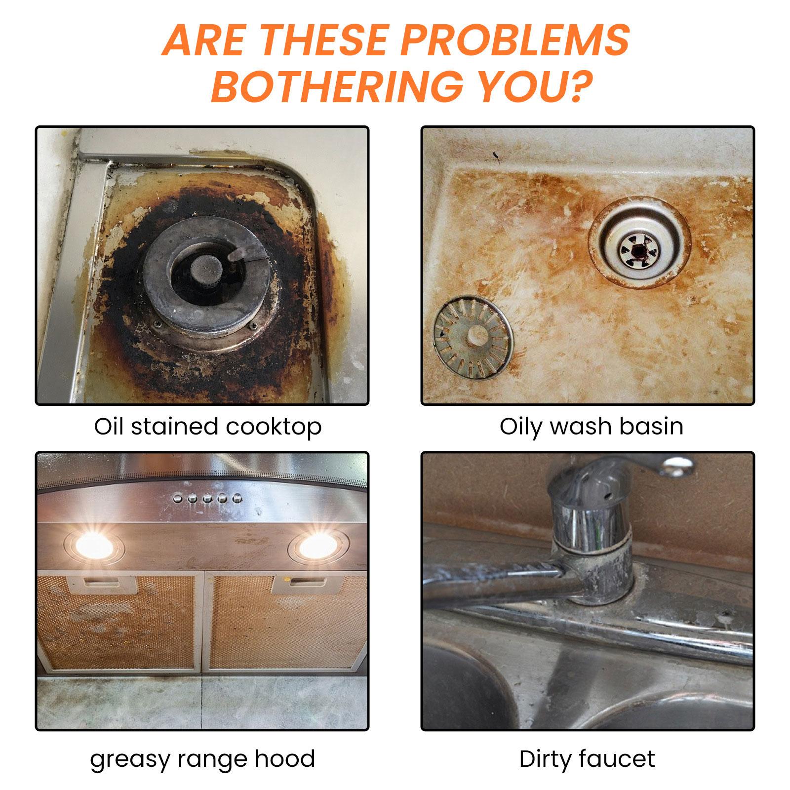 100 мл Bubble Cleaner Foam Spray Kitchen Cleaner Foaming Heavy Oil Stain Cleaner Мощный — фото 7