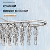 Sock Laundry Airer Hanger Underwear Socks Holder 20Pegs Stainless Steel Clothes Drying Hanger Windproof Clothing Rack Clips