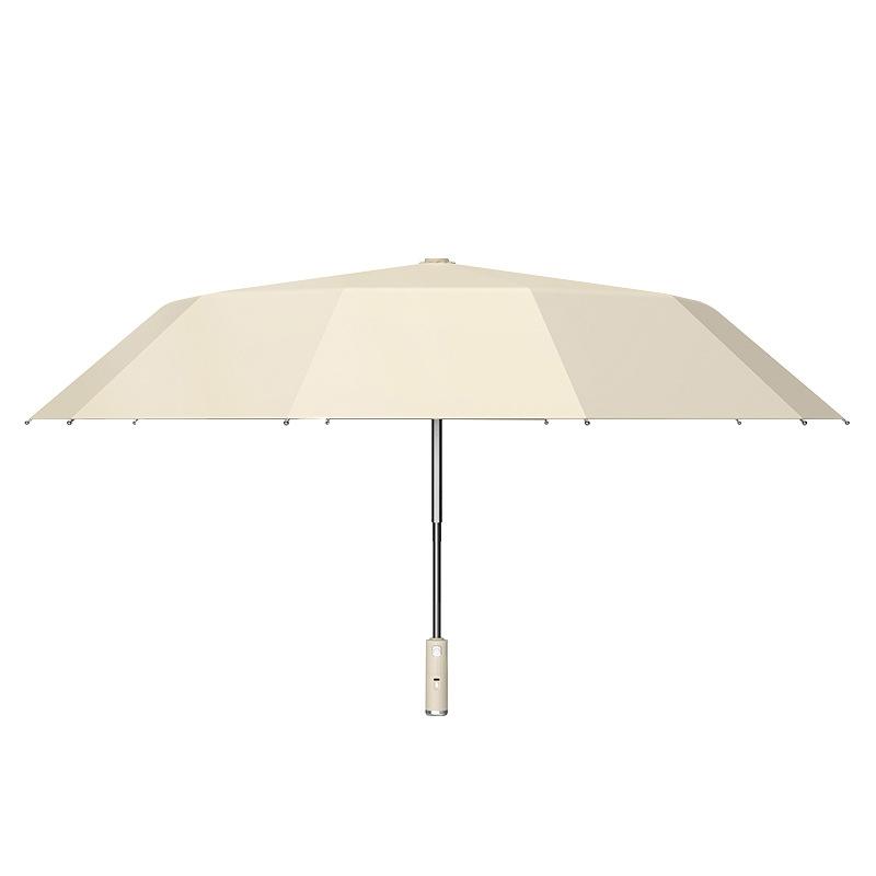 Automatischer Regenschirm mit Kühlventilator Sonnenschirm Outdoor Sonnenschirm