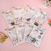 Kids' DIY Cartoon Coloring Sticker Set for Craft Fun
