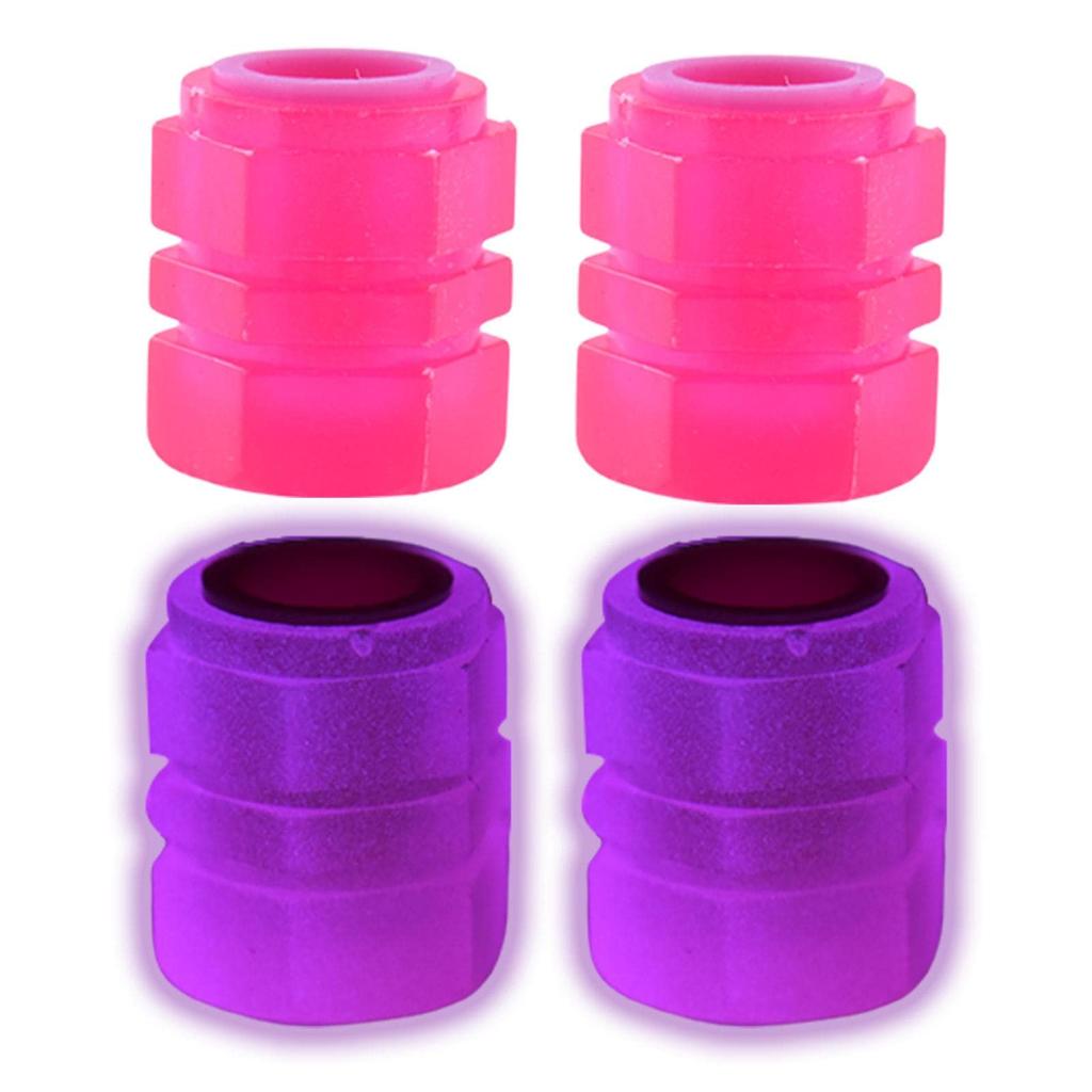 Tire Air Valve Cap Fluorescent Car Tire Valve Stem Cap Automobile Corrosion Resistant Lightweight