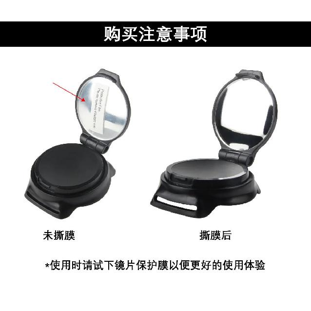 360° Rotating Bicycle Rearview Mirror with Wrist Strap & Adjustable Arm for Ultimate Safety