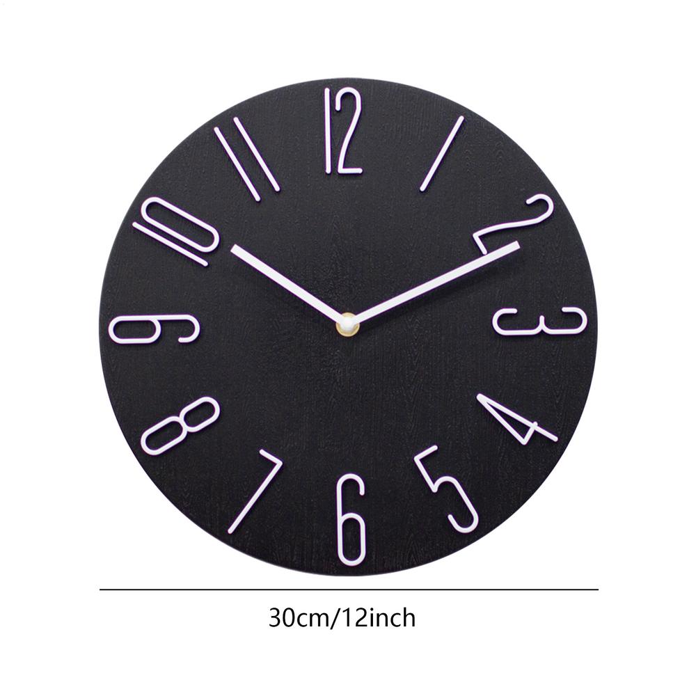 Wall Clock Silent Non Ticking Wall Clocks Battery Operated Digital Clock Simple Minimalist Hanging Wall Clock Home Decorations